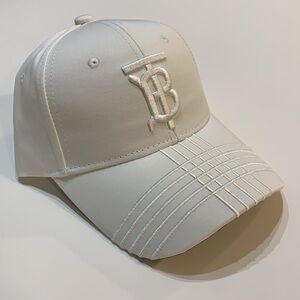 White TB Burberry Hat